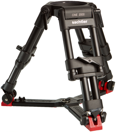 Sachtler Cine 2000 K Short Single Stage Aluminum Tripod Legs with a 150mm Bowl, Maximum Load 110 New Sachtler Cine 2000K Short (Baby) Aluminum Tripod Legs 150mm